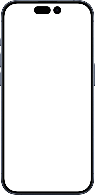 iPhone frame displaying app screenshot
